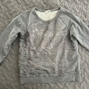 Gray Long Sleeve Sweatshirt